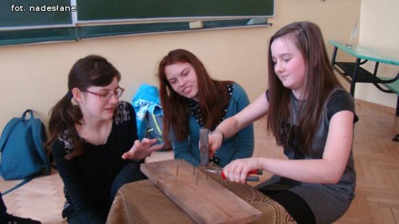 Wyjątkowe modelki w strzegocińskiej szkole