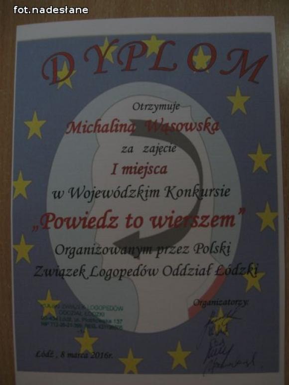 Rozstrzygnięcie Wojewódzkiego Konkursu Logopedycznego Powiedz to wierszem