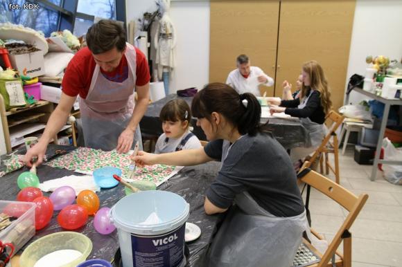 Na warsztatach w KDK powstały piękne dekoracje wielkanocne