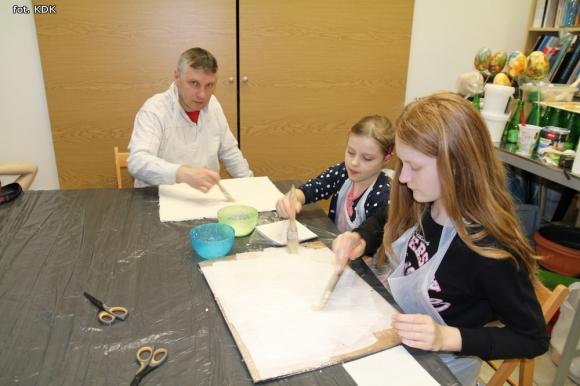 Na warsztatach w KDK powstały piękne dekoracje wielkanocne