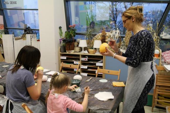 Na warsztatach w KDK powstały piękne dekoracje wielkanocne