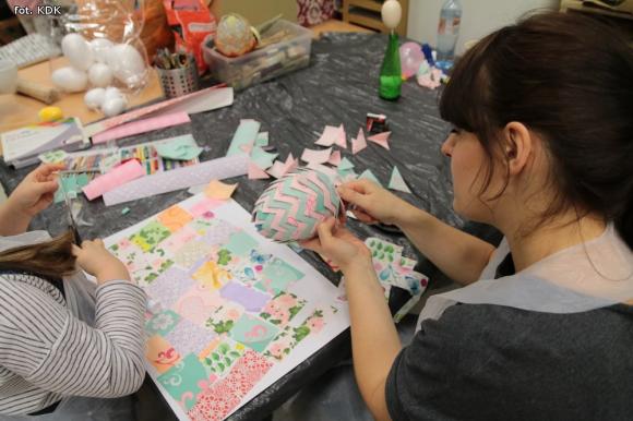 Na warsztatach w KDK powstały piękne dekoracje wielkanocne