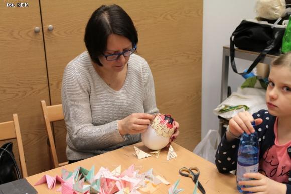 Na warsztatach w KDK powstały piękne dekoracje wielkanocne