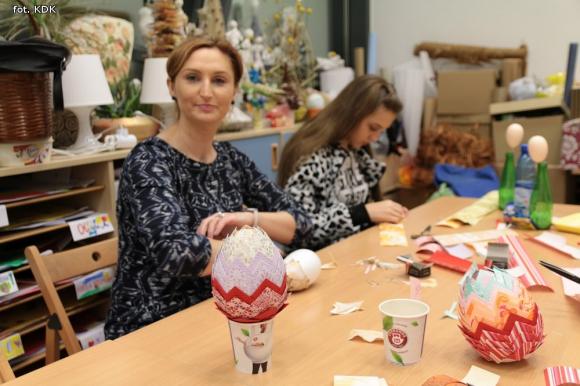 Na warsztatach w KDK powstały piękne dekoracje wielkanocne