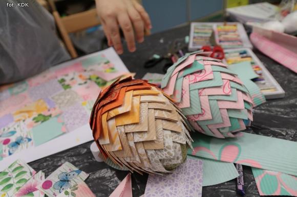 Na warsztatach w KDK powstały piękne dekoracje wielkanocne