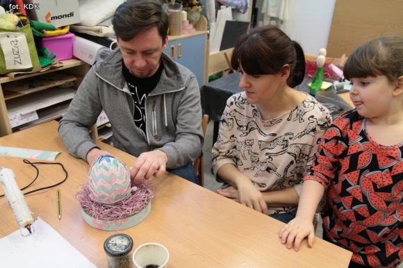 Na warsztatach w KDK powstały piękne dekoracje wielkanocne