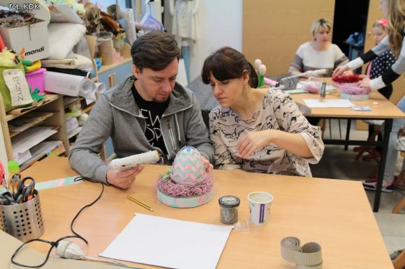 Na warsztatach w KDK powstały piękne dekoracje wielkanocne