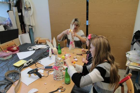 Na warsztatach w KDK powstały piękne dekoracje wielkanocne