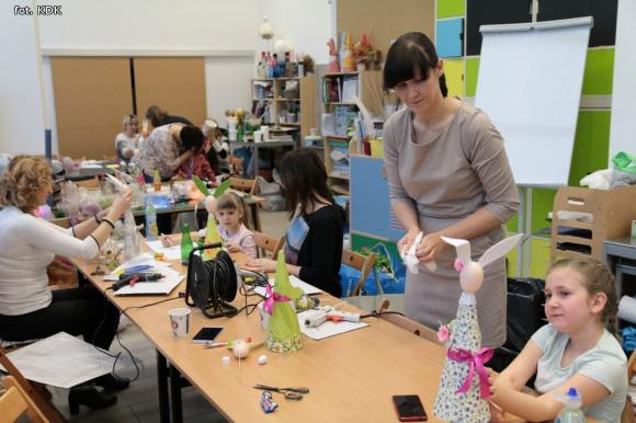 Na warsztatach w KDK powstały piękne dekoracje wielkanocne