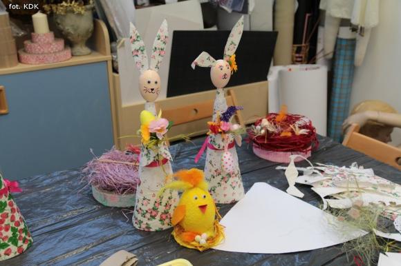 Na warsztatach w KDK powstały piękne dekoracje wielkanocne