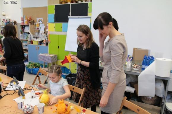 Na warsztatach w KDK powstały piękne dekoracje wielkanocne