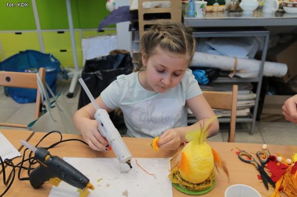 Na warsztatach w KDK powstały piękne dekoracje wielkanocne