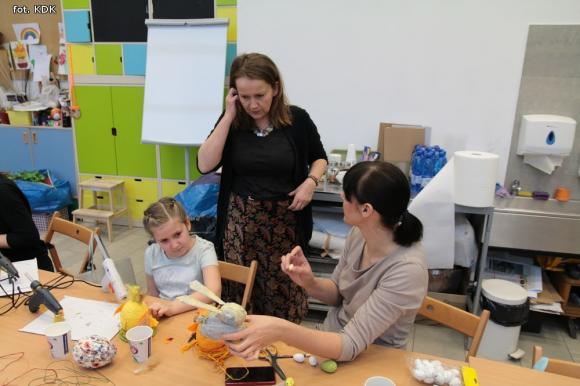 Na warsztatach w KDK powstały piękne dekoracje wielkanocne