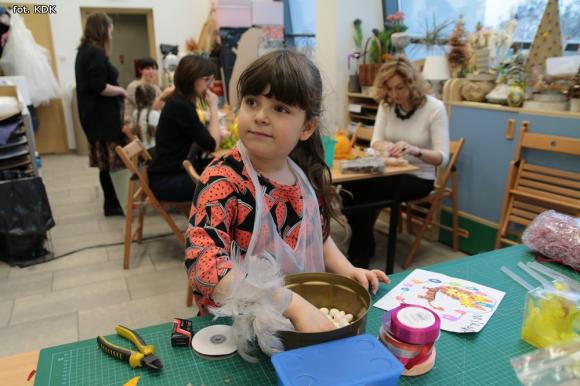 Na warsztatach w KDK powstały piękne dekoracje wielkanocne
