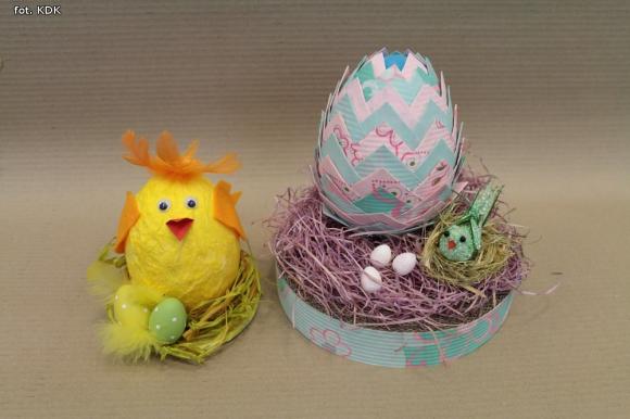 Na warsztatach w KDK powstały piękne dekoracje wielkanocne