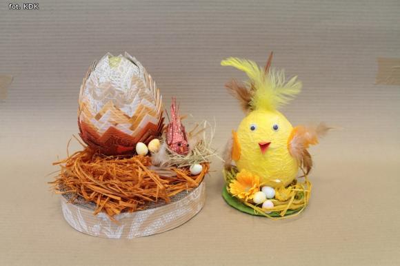 Na warsztatach w KDK powstały piękne dekoracje wielkanocne