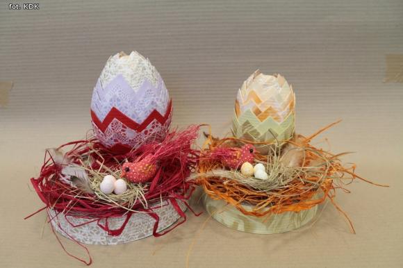 Na warsztatach w KDK powstały piękne dekoracje wielkanocne