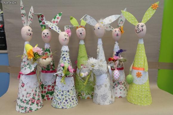 Na warsztatach w KDK powstały piękne dekoracje wielkanocne