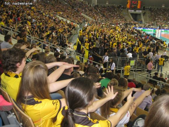 Gimnazjaliści ze Strzelec kibicowali na meczu Ligi Mistrzów