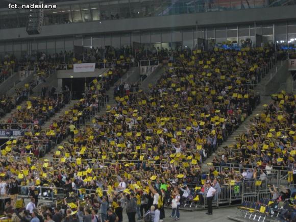 Gimnazjaliści ze Strzelec kibicowali na meczu Ligi Mistrzów