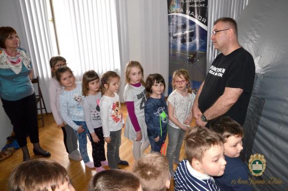 Mobilne planetarium w Muzeum