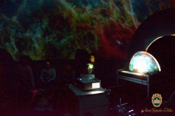 Mobilne planetarium w Muzeum