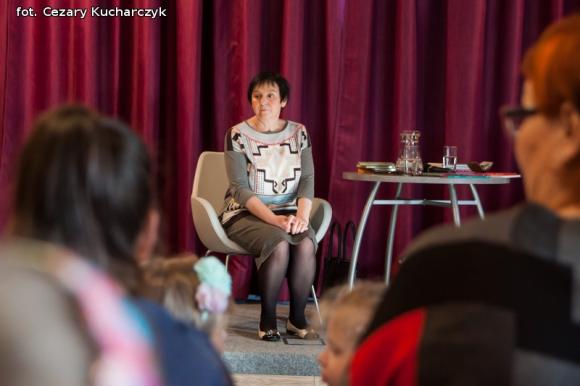 Autorka książek dla dzieci w kutnowskiej bibliotece