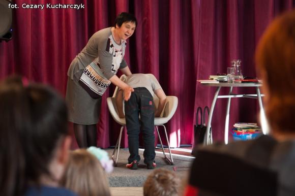 Autorka książek dla dzieci w kutnowskiej bibliotece