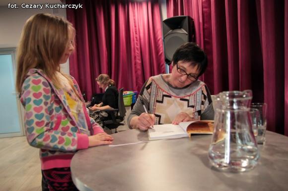 Autorka książek dla dzieci w kutnowskiej bibliotece