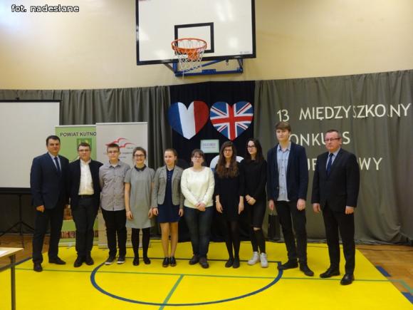 Laureaci Międzygimnazjalnego Konkursu Języków Obcych