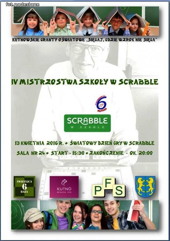 IV Turniej Scrabblowy o tytuł Mistrza Szkoły