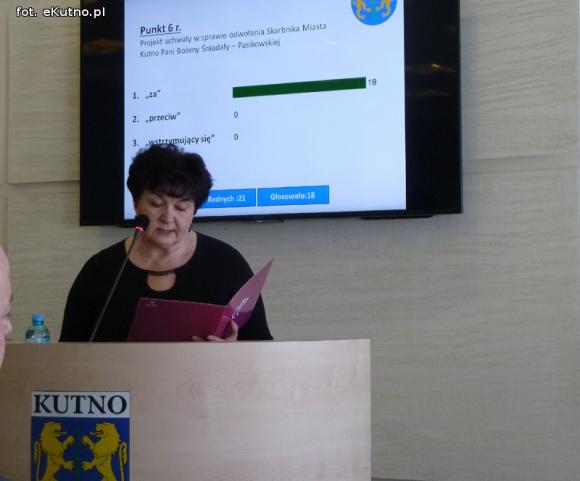 Przez 19 lat nie mieliśmy żadnej wpadki. Pożegnanie pani Skarbnik i powołanie Artura Kotlińskiego