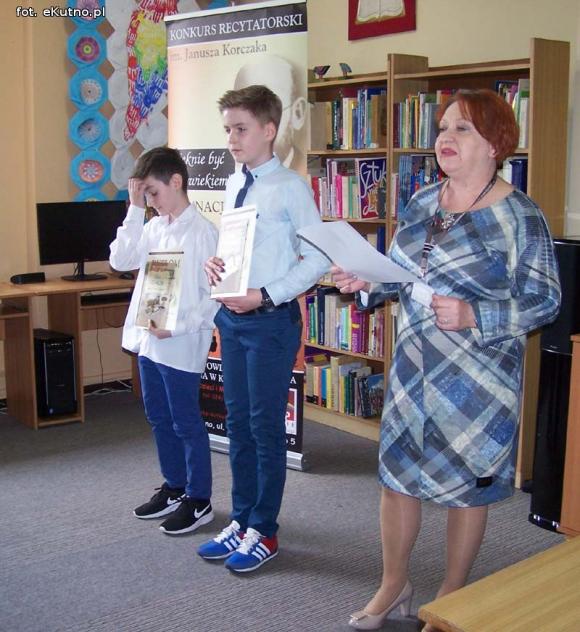 Wyniki konkursu recytatorskiego w bibliotece