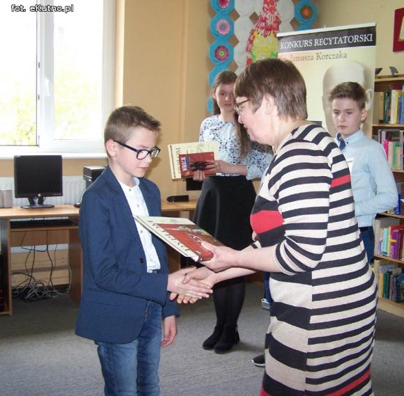 Wyniki konkursu recytatorskiego w bibliotece
