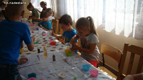 Warsztaty mydlarskie w Strzegocinie