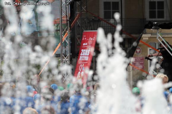 Każdy chciał być kiedyś strażakiem ... Czadowa zabawa w centrum Kutna