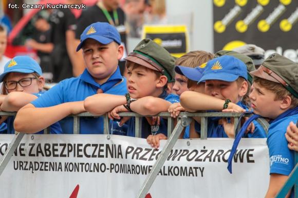 Każdy chciał być kiedyś strażakiem ... Czadowa zabawa w centrum Kutna