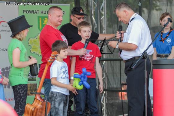 Każdy chciał być kiedyś strażakiem ... Czadowa zabawa w centrum Kutna
