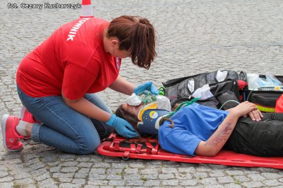 Każdy chciał być kiedyś strażakiem ... Czadowa zabawa w centrum Kutna