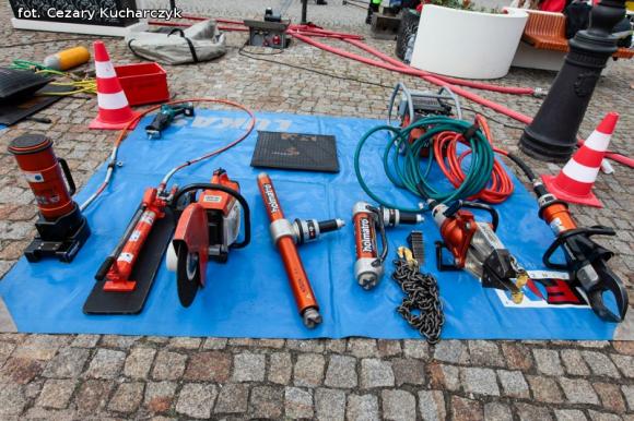 Każdy chciał być kiedyś strażakiem ... Czadowa zabawa w centrum Kutna