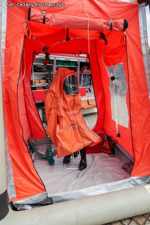 Każdy chciał być kiedyś strażakiem ... Czadowa zabawa w centrum Kutna