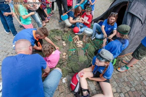 Każdy chciał być kiedyś strażakiem ... Czadowa zabawa w centrum Kutna