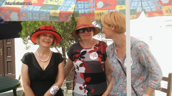 Kutnowskie Czytelniczki na Zlocie Miłośników Cukierni pod Amorem w Książnicy Płockiej