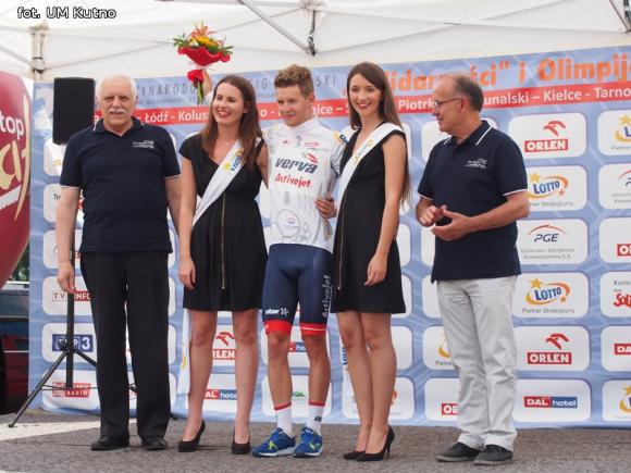  Jasper Hamelink z Holandii zwycięzcą etapu Koluszki Kutno i najlepsi mali kolarze