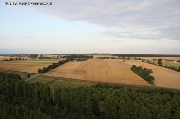 Lot balonem nad okolicznymi wsiami i Kutnem cz.3