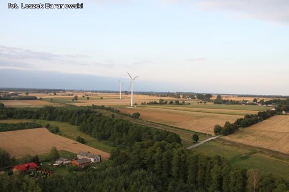 Lot balonem nad okolicznymi wsiami i Kutnem cz.3