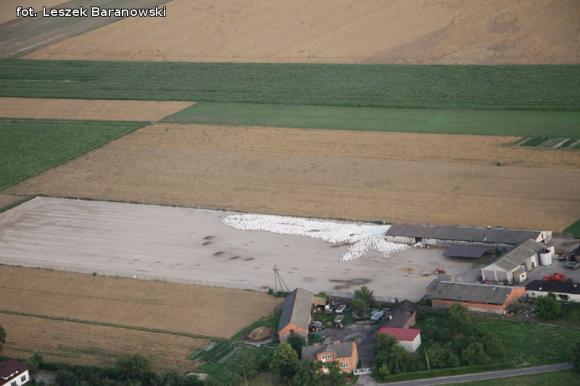 Lot balonem nad okolicznymi wsiami i Kutnem cz.3