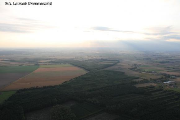 Lot balonem nad okolicznymi wsiami i Kutnem cz.3