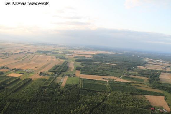 Lot balonem nad okolicznymi wsiami i Kutnem cz.3