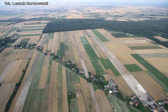 Lot balonem nad okolicznymi wsiami i Kutnem cz.3